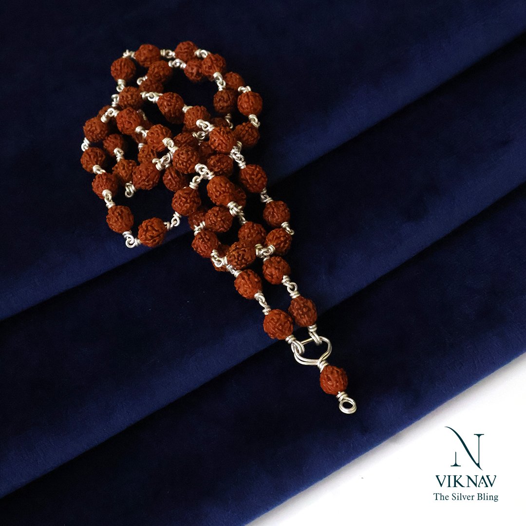 Handmade Red Ruthratcham Maala